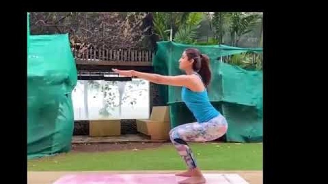 'Shilpa Shetty\'s fitness Session || Bollywood Actress New Video ||'