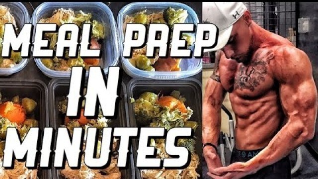 'Remington James | Meal Prep In Minutes | Cutting Diet Meal Prep In Under 15 Minutes'