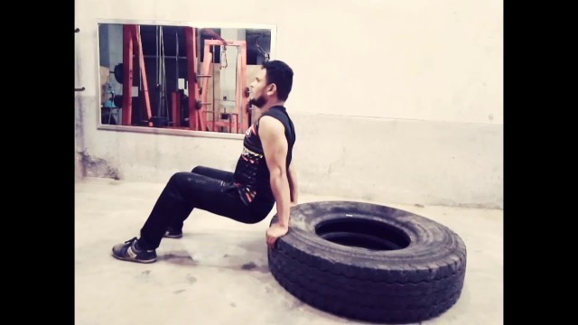 '28 Tire Exercises Total body Fitness Workout. টায়ার দিয়ে ব্যায়াম।'