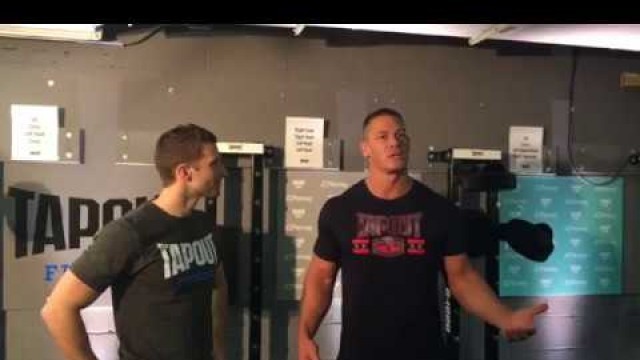 'John Cena with Focusmaster & Tapout in NYC'