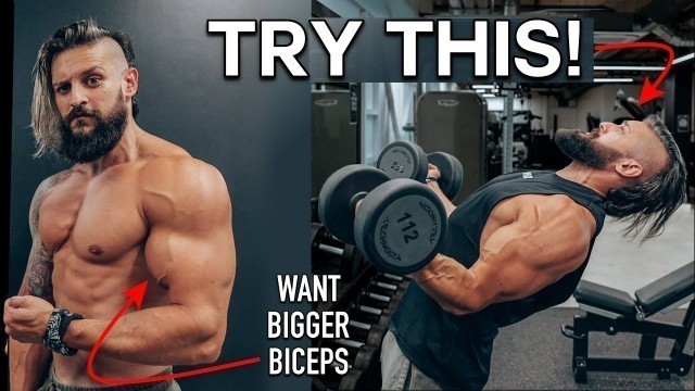 'Can\'t Get BIGGER BICEPS!? | Just Do These | Home or Gym Workout (DON\'T WASTE ANOTHER SESSION!!)'