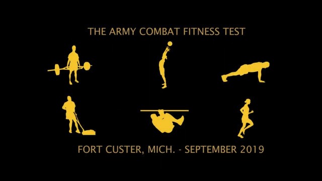 'Michigan National Guard Conducts Army Combat Fitness Test'