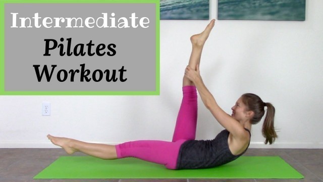 'Intermediate Pilates Mat Workout - 20 Minute Pilates Workout'