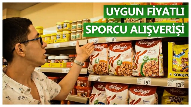 'UYGUN BÜTÇEYLE 1 HAFTALIK SPORCU BESLENMESİ NASIL YAPILIR? (ŞOK MARKET)'