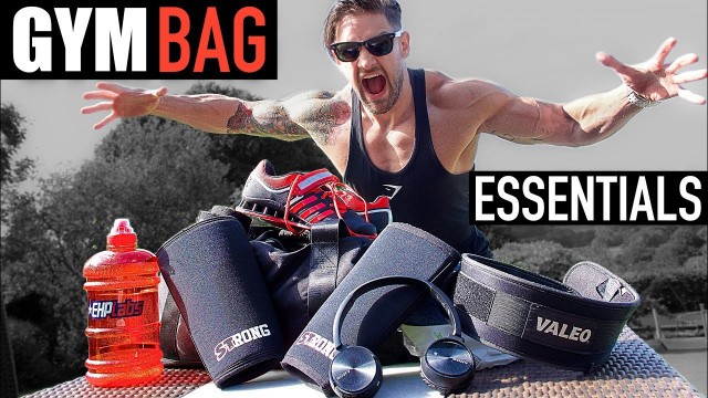 'TOP 10 GYM BAG ESSENTIALS | Increase Training & Gaining! | Lex Fitness'