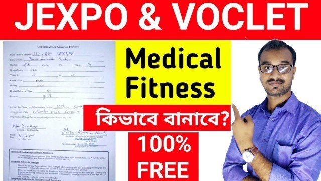 'JEXPO & VOCLET MEDICAL FITNESS CERTIFICATE'