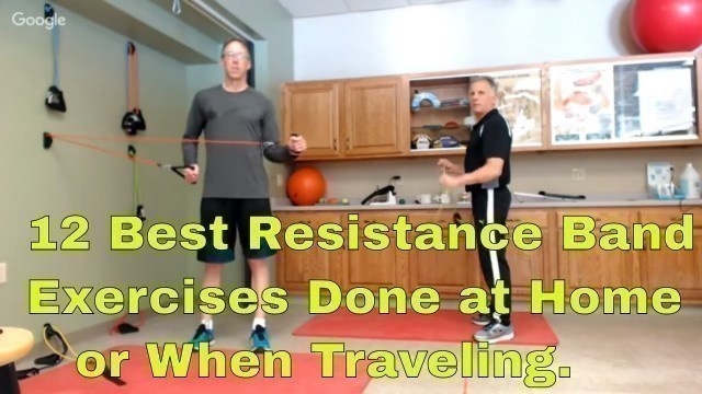 '12 Best Resistance Band Exercises Done At Hone or When Traveling'