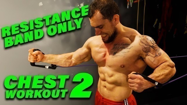 'Intense 5 Minute Resistance Band Chest Workout #2'