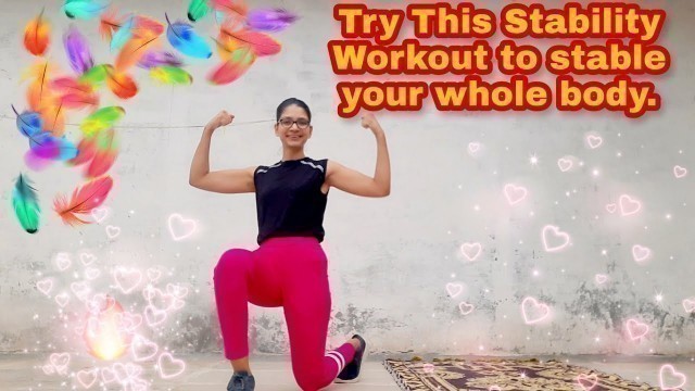 'STABILITY WORKOUT|IMPROVE YOUR POSTURE|BY FITNESS WITH RAKSHA'