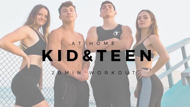 'Kid & Teen at Home Workout Video led by Teenagers | 2020 COV 19'