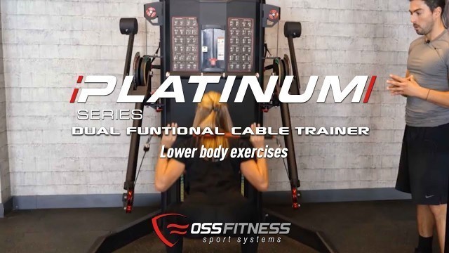 'Dual Functional Cable Trainer - Lower body exercices'