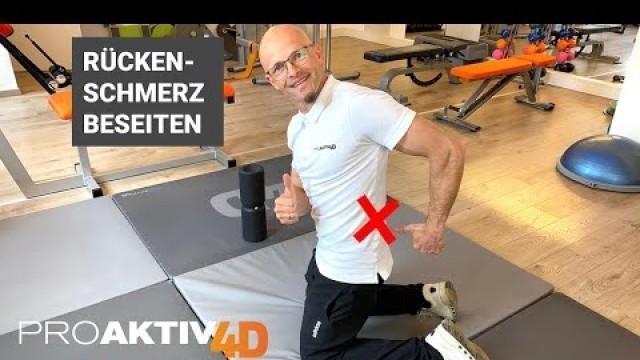 'proaktiv4D #HomeFitness 40 - Rückenschmerzen mit ein paar Übungen reduzieren bzw. beseitigen'