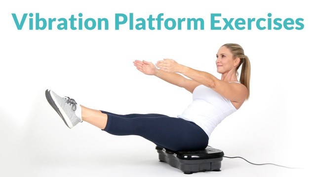 'Vibration Plate Exercises for Total Body Workout (With Resistance Bands)'