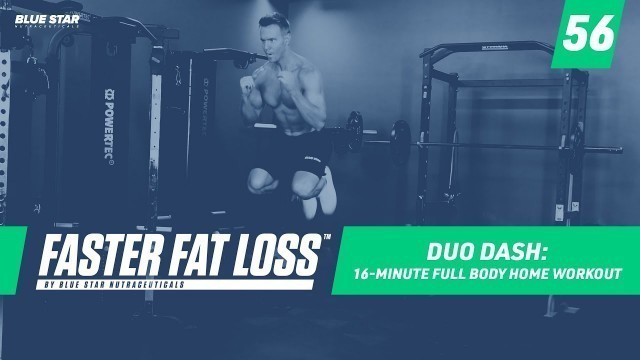 'Duo Dash: 16-Minute Full Body Home Workout Challenge Ft. Rob Riches | Faster Fat Loss™'