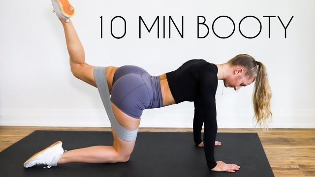 '10 min RESISTANCE BAND BOOTY At Home Workout'