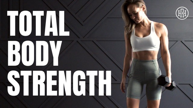 'Total Body STRENGTH Workout // Dumbbell Supersets'