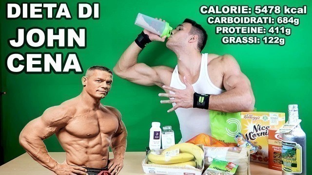 'PROVO LA DIETA DI JOHN CENA!'