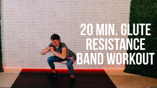 '20 MIN. Glute Resistance Band Workout!'