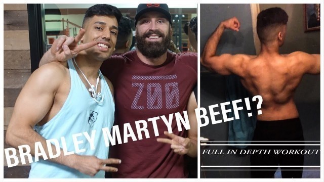 'BRADLEY MARTYN COLLAB @ ZOO CULTURE! | BACK & BI WORKOUT FOR MASS | LA TRAVEL VLOG'