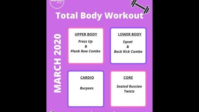 'Total Body Fitness Circuit(demo video)'