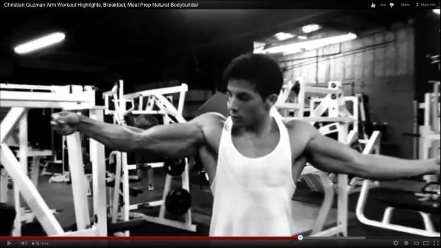 'Christian Guzman Arm Workout Highlights,School Meal Preparation Natural Bodybuilder'