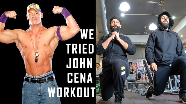 'We Tried JOHN CENA Workout | LEG WOKROUT | Vlog 10'