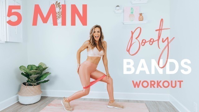 '5 Min Booty Band Butt Shaping Workout!'