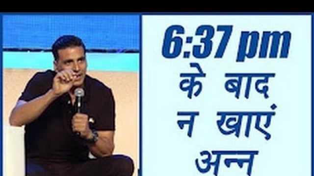 'Akshay Kumar Shares FITNESS Tip, Super Effective'