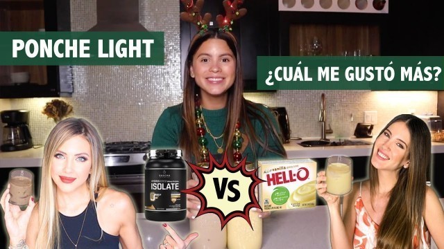 'PROBANDO RECETA DE PONCHE LIGHT POR SASCHA FITNESS Y JESSICA BARBOZA | THE NUTRITIONAL BIBLE'