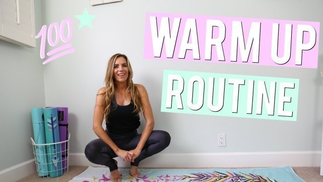 'Pre-Workout WARM UP Routine | To Avoid Cramps'