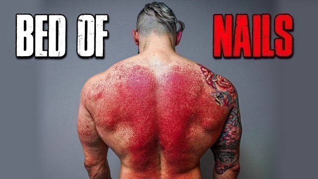 'The WORST PAIN I\'ve Tried | BED OF NAILS Pressure Point Therapy | Before & After'