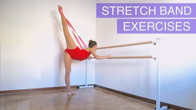 'STRETCH BAND EXERCISES - How to Get Flexible! |movedancewear.com AD| natalie danza'