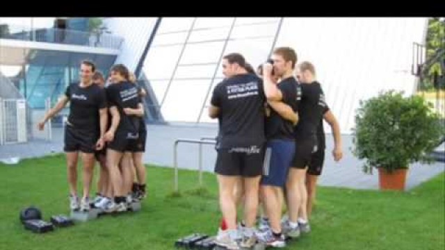 'Berliner Rugby-Club beim 2. Rugby-BOOTCAMP bei Fitness First'