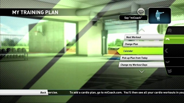 'Adidas micoach for Xbox 360 Kinect: Severe Motion Control Issues in the Menus Demo'