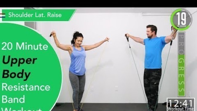 '20 Minute Upper Body Resistance Band Home Workout'