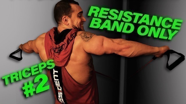 'Intense 5 Minute Resistance Band Tricep Workout #2'