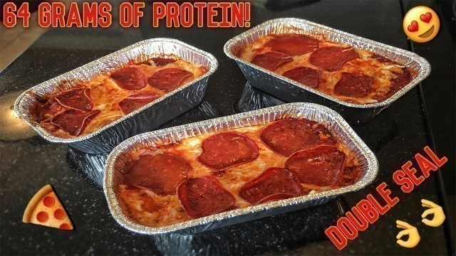 'High Protein Bodybuilding Deep Dish Pizza | Healthy Low Carb Recipe'