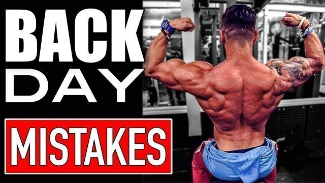 'TOP BACK DAY MISTAKES CORRECTED | Get A Thicker Bigger Back Faster! | Lex Fitness'