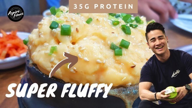 'Korean Volcano Steamed Eggs (계란찜) Super FLUFFY | 35g Protein | Healthier Versions Of Foods Ep 15.'