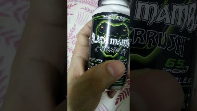 'BLACK MAMBA Hyperrush Fat Burner dosage price in hindi | Protein Candy Fitness'