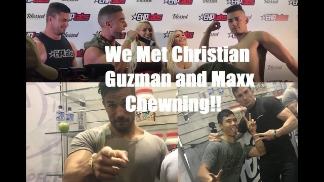 'WE MET CHRISTIAN GUZMAN & MAXX CHEWNING! | JAMIE ZHU APPEARS NAKED?! | Fitness Show Sydney Vlog'