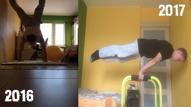 '1 YEAR CALISTHENICS AND STREET WORKOUT PROGRESSION ADVENTURE'