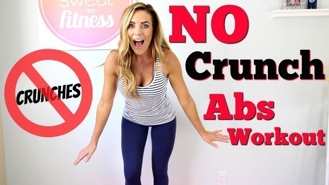 'No Crunch Flat Abs Workout | Love Sweat Fitness'