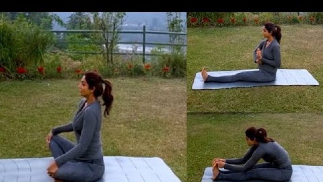 'Shilpa Shetty Special Yoga VIRAL VIDEO | Shilpa Shetty Paschimottan asana Yoga Video | Boldsky'