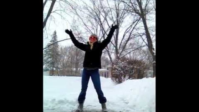 'Happy in the Snow by WERQ Fitness'