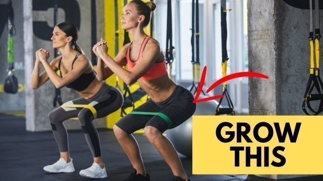 'The TOP Butt Building Resistance Band Exercises! (BUBBLE BUTT)'