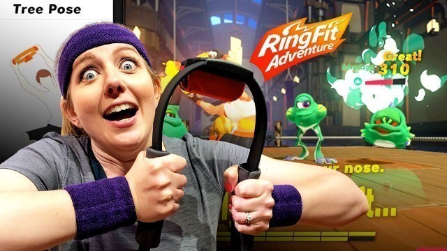 'Nintendo\'s new Ring Fit Adventure kicked my butt'