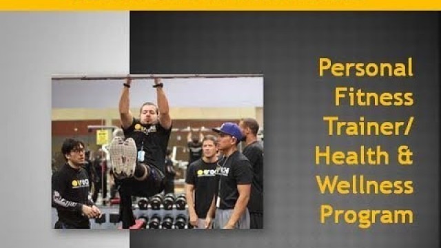 'Personal Fitness Trainer Certification'