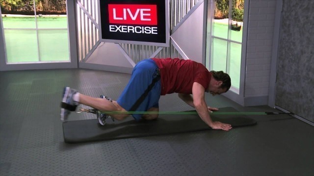 'DONKEY KICK WITH RESISTANCE BANDS | GLUTE EXERCISE WITH RESISTANCE BANDS'