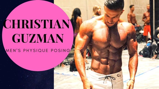 'Christian Guzman Men\'s Physique posing'